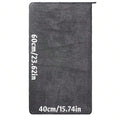 Dark gray car microfiber towel, oversized strong absorbent car wash cloth, high-efficiency cleaning wipe cloth