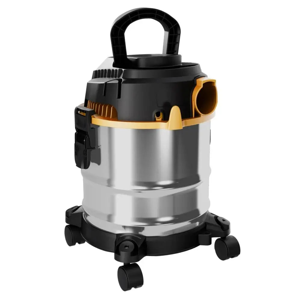 Water and Vacuum Cleaner GTW INOX 12I, 220V, 1600W, Stainless Steel, Black and Yellow, WAP