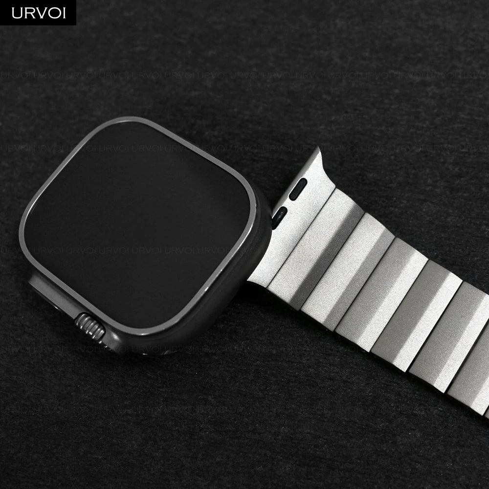 URVOI Titanium Band for Apple Watch Ultra 3 2 Series 11 10 9 8 7 6 SE strap for iWatch Magnet Closure wristband 46 49mm