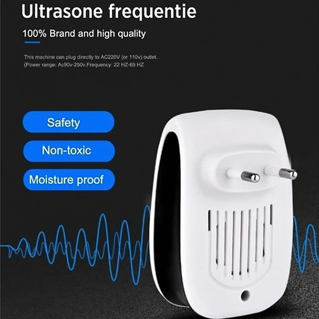 Safe Ultrasonic Pest Repellents Mouse Cockroach Mosquito Insect Repeller Effective Essential for Home Summer Pest Exterminato
