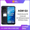 AGM G3 5G Rugged Phone 24GB(12+12) 512GB Wireless Charging 10000mAh Phone 6.72" 120Hz Dimensity 7300 Android15 Camping light