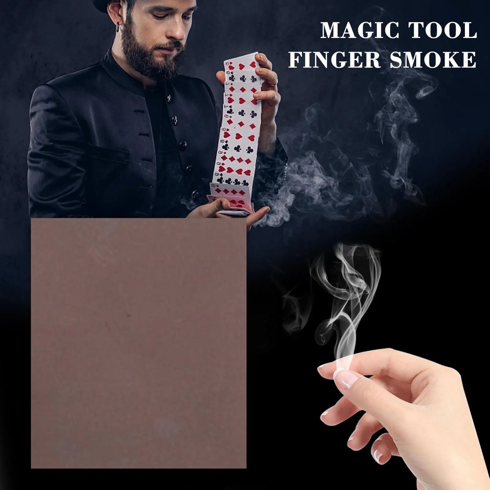 Chemical Magic Paper Cool Close Up Magic Trick Fingers Smoke Hells Smoke Stage Stuffs Fantasy Prop Make Fun Magic Tricks