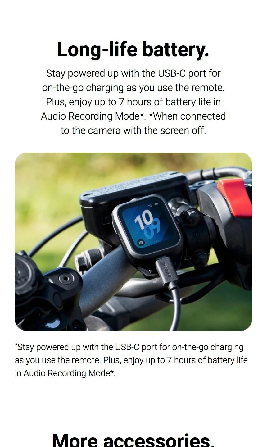 Insta360 X5 GPS Preview Remote With Built-in Mic All-in-one Watch Control For Ace Pro 2 Original Accessories