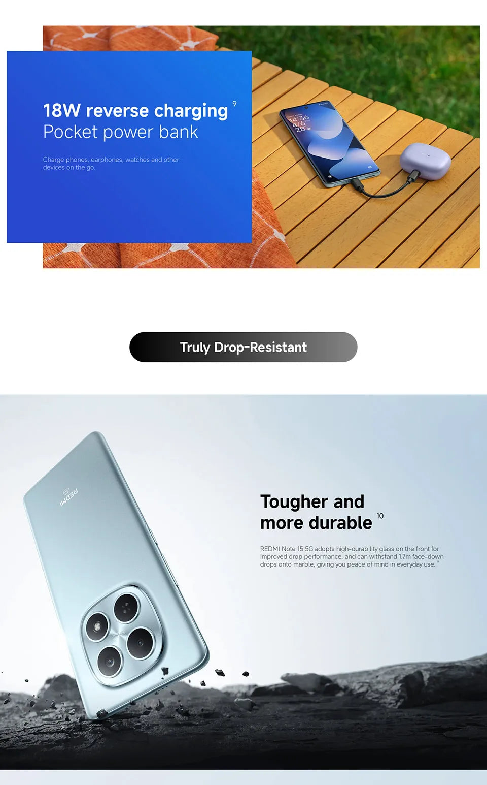 Global Version Redmi Note 15 5G Smartphone 5520mAh 45W Battery 108MP Main Camera 6.77" 120Hz AMOLED Display Xiaomi Cellphone