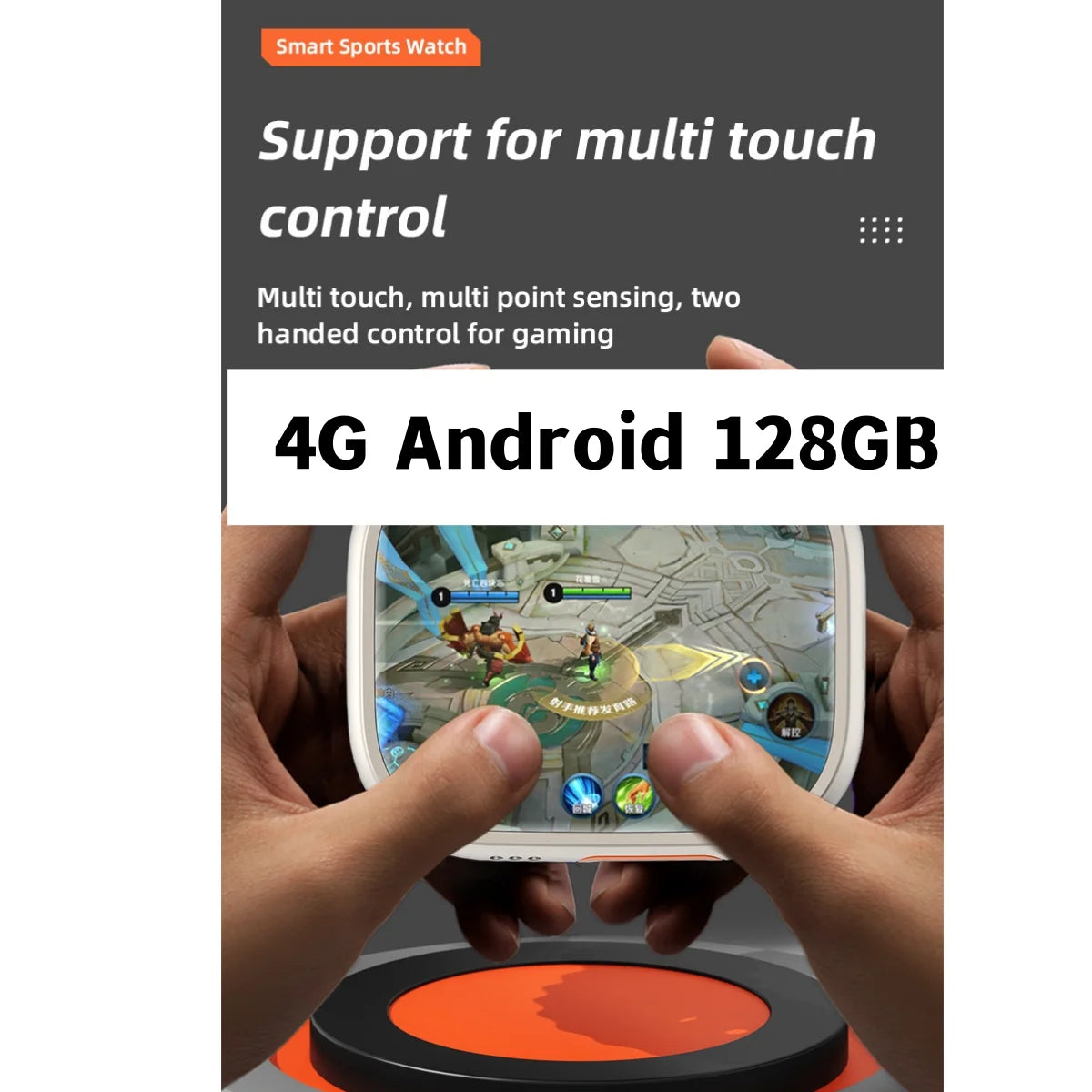 S9 Ultra Android Smart Watch 4G WIFI Smartwatch With 2.2 inch Amoled 448*528 GPS HD Camera Google Play Store Video Call For Men