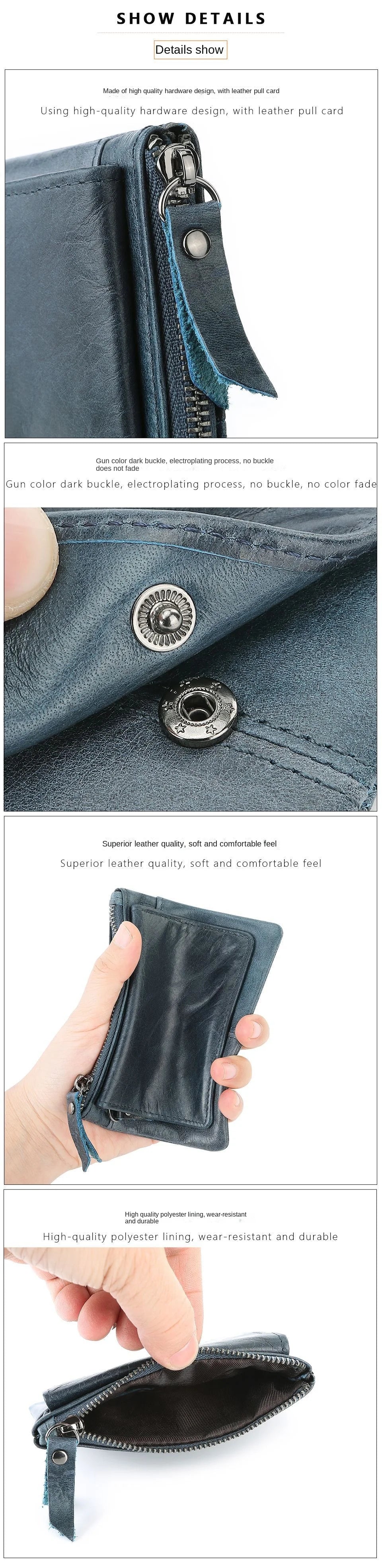 New Cow Leather Women's And Men's Card Bag Coin Purse Slim Credit Card Holder Wallet For Men and Women ID Card Pocket