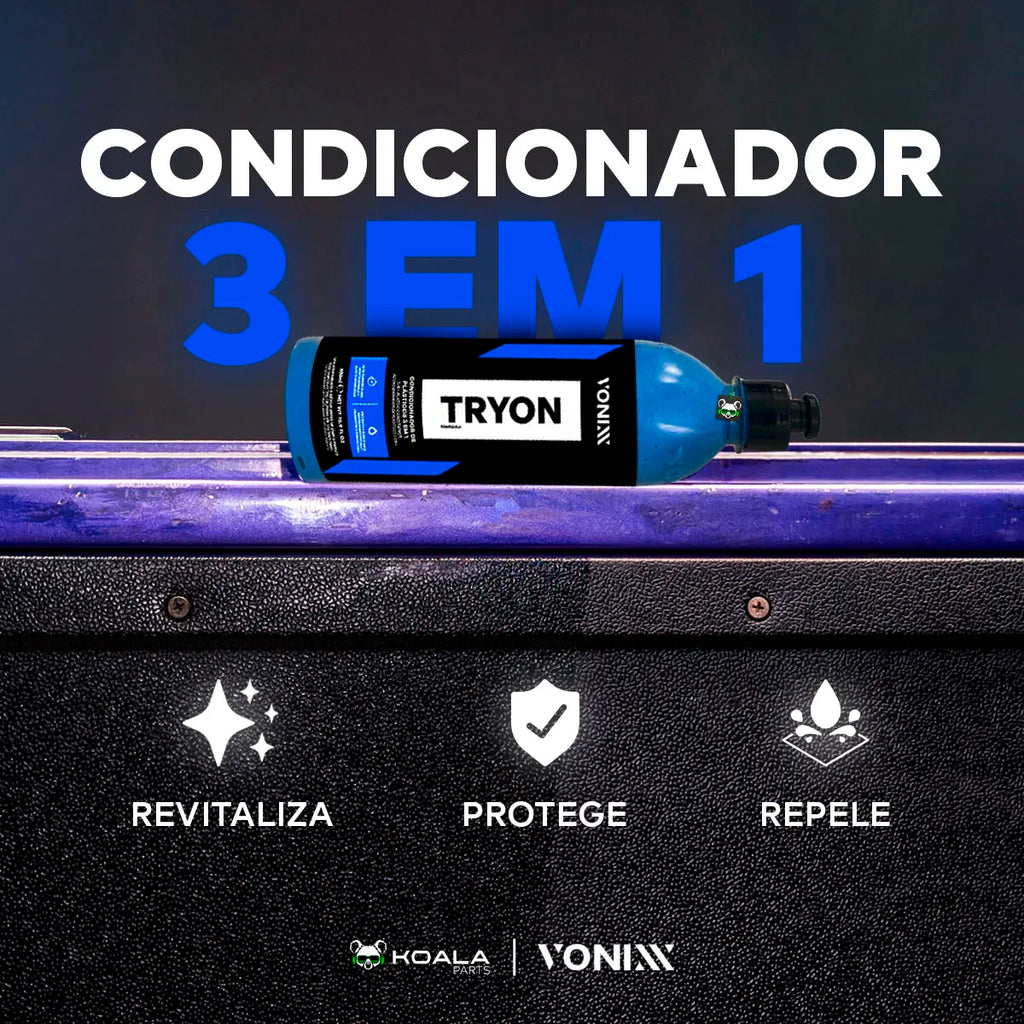 Restorer Auto Revitalizer Tryon 3 in 1 Plastic Rubber 500ml Vonixx