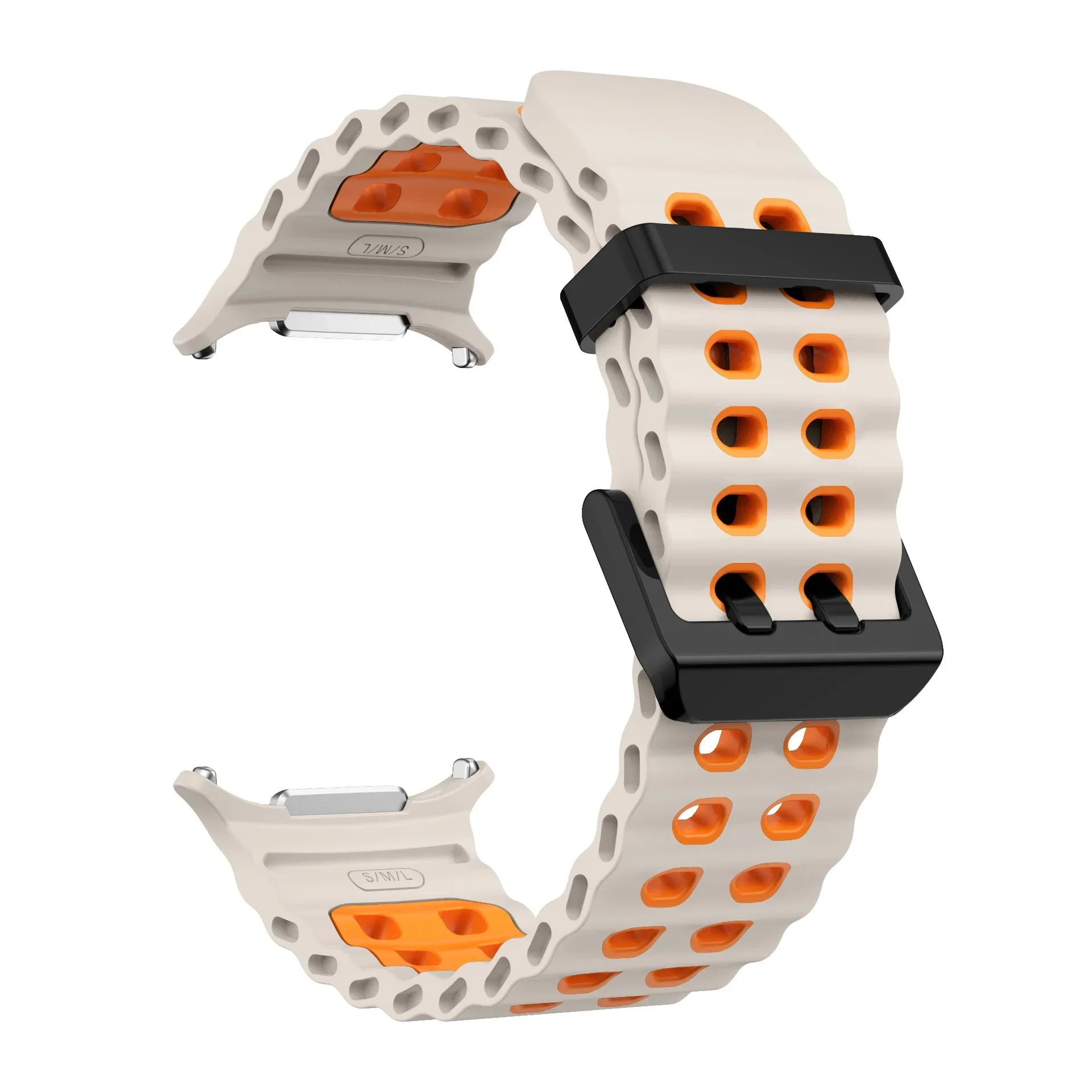 Ocean Silicone Strap for Samsung Galaxy Watch Ultra 47mm Sports Breathable Bracelet Wristband For Galaxy Watch Ultra 47mm Correa