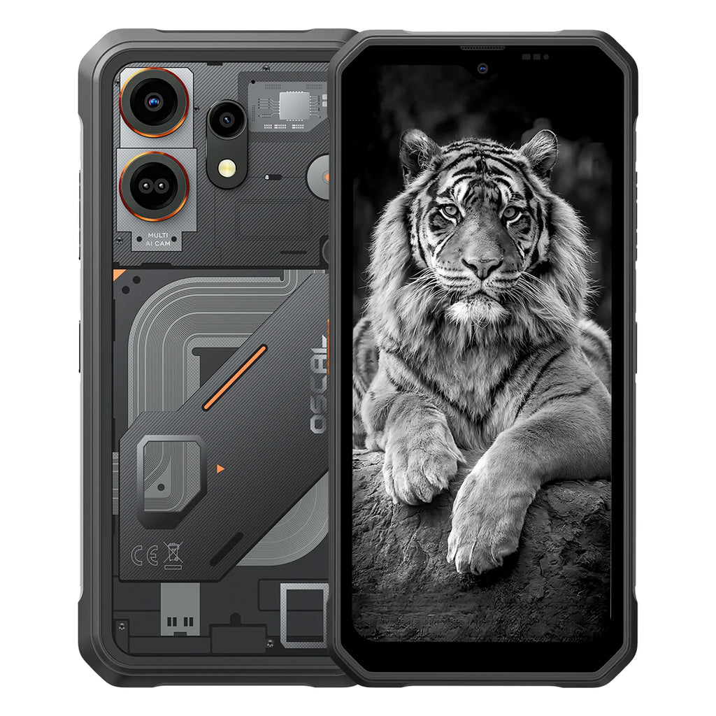 OSCAL MARINE 3 Rugged Smartphone Android 16, 6.56" HD+ Display 90Hz Helio G81 4GB Phone, 13MP+16MP Camera 5000mAh Mobile