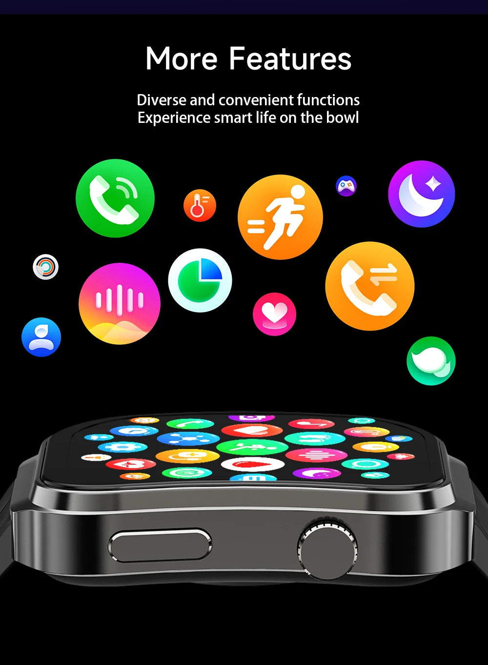 LIGE 2026 New AI Healthy Diagnose Smart Watch Blood Lipid Uric Acid Bluetooth Call Blood Pressure Health Smartwatch Men Women