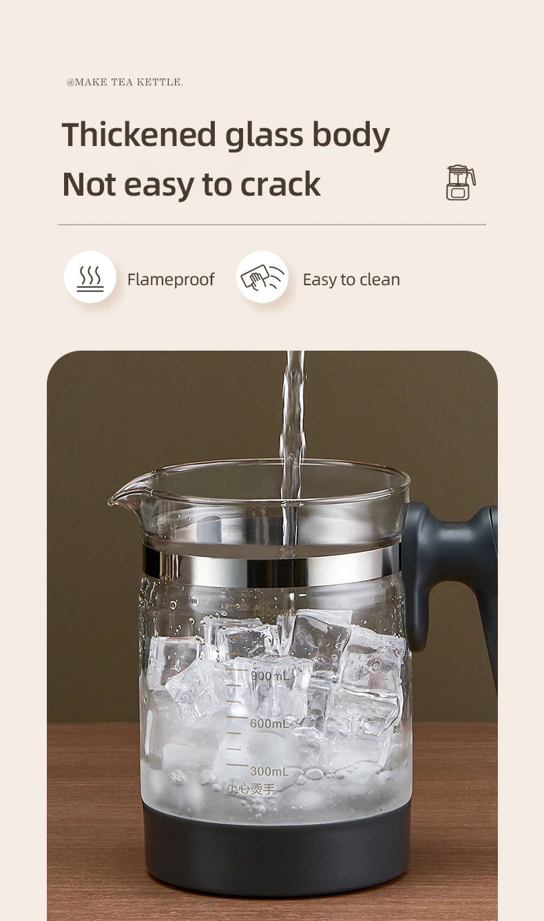 1.3L Steam Spray Tea Kettle Multifunctional Electric Kettle Baby Constant Temperature Milk Regulator 72h Thermostatic Kettle