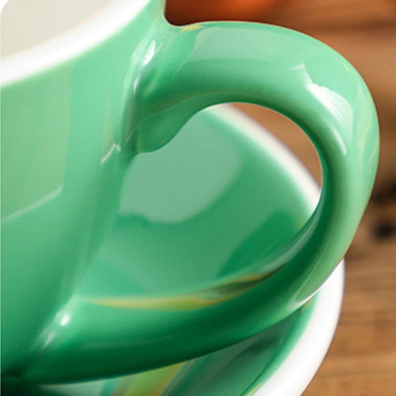 300ml Ceramic Breakfast Milk Cup American Coffee mug Set Afternoon Tea Cups Ceramic Water Cup tea mug coffee cup