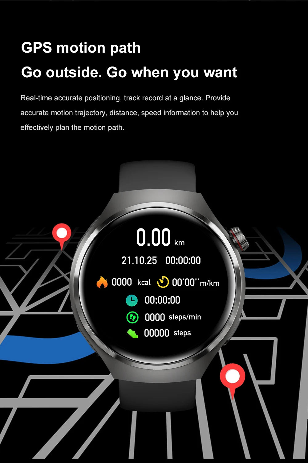 GEJIAN 2025 New TWS 2-in-1 Bluetooth Earphones Smart Watch Heart Rate Monitoring NFC BT call GPS Sports Trajectory Smartwatches