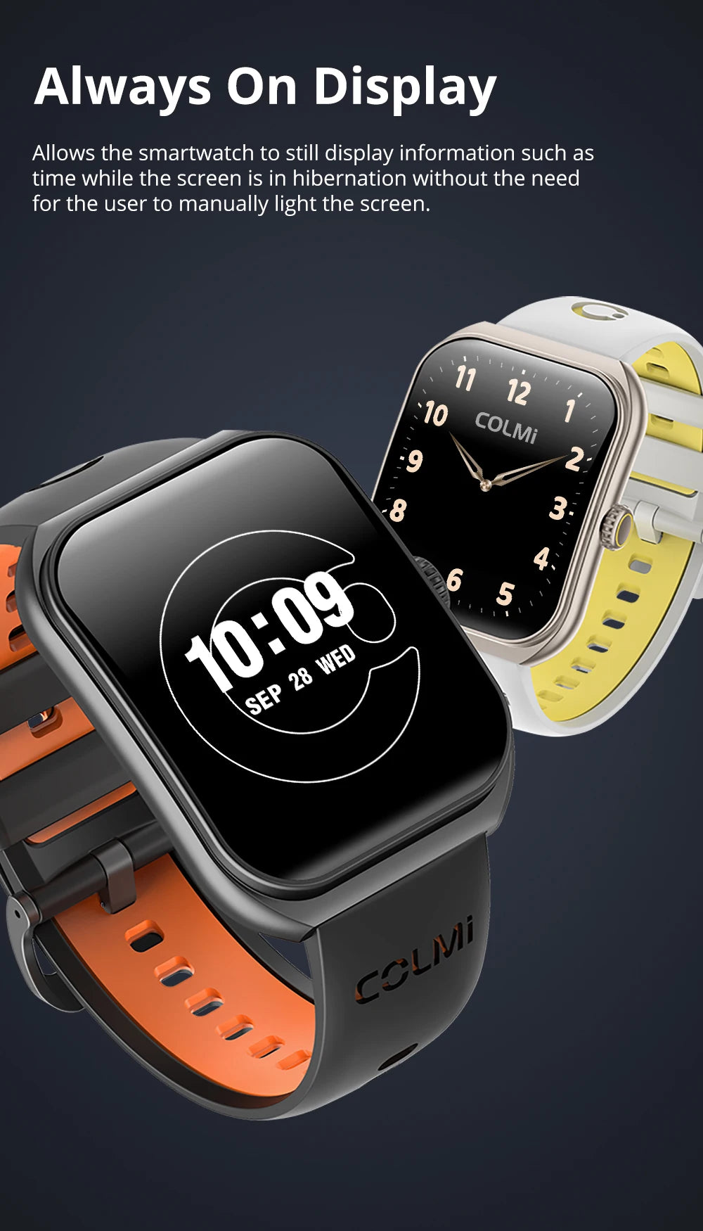 New COLMI P86 1.93" AMOLED Smartwatch Men Health Manager Bluetooth Call IP68 Waterproof Smart Watch Women For Xiaomi iOS Phone