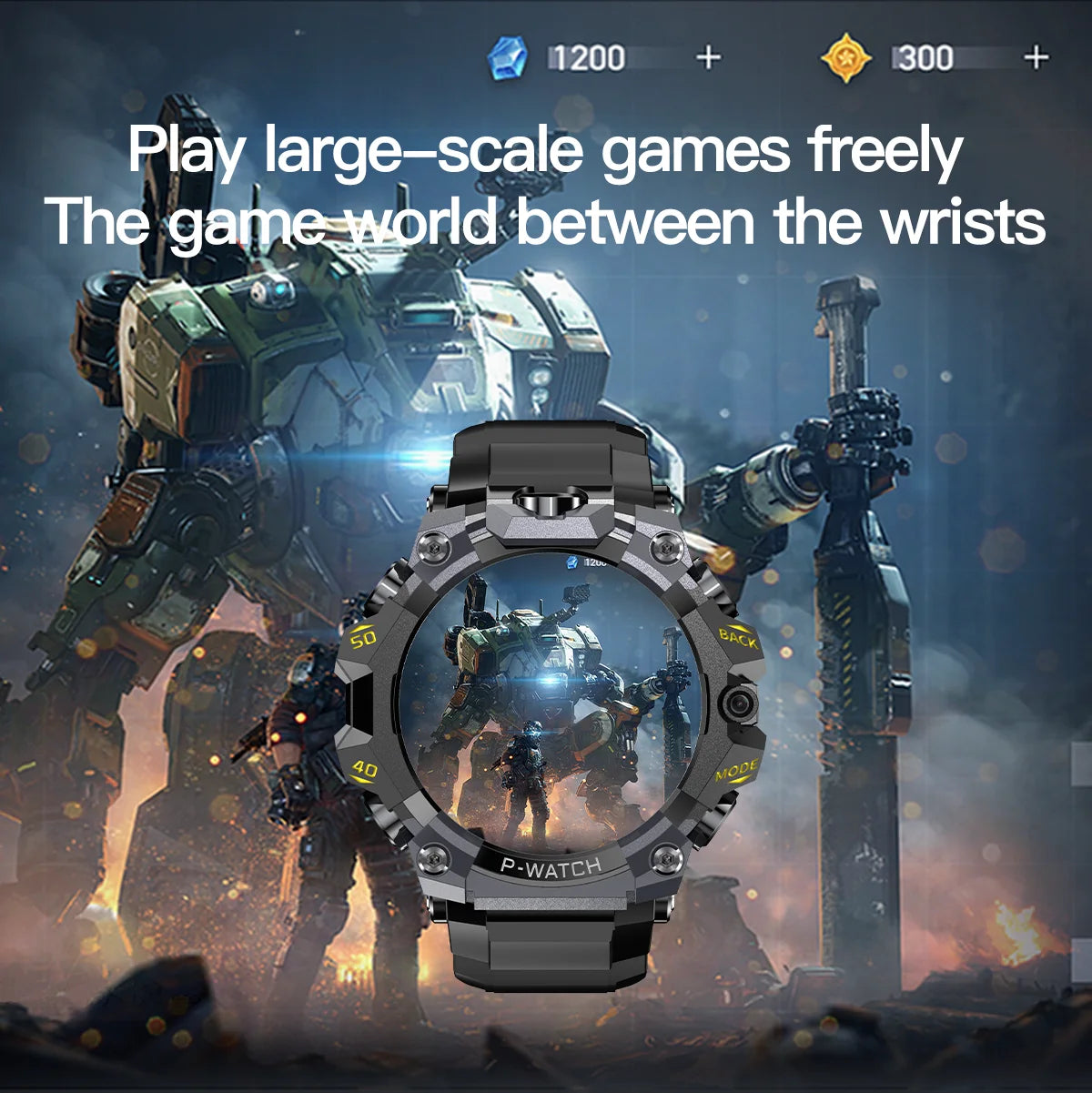 Q668 Smart Watch Android 10.0 1.95inch Amoled 720*720 5G Cellular Version Smartwatch With 800W Dual Camera GPS WIFI Sim Card
