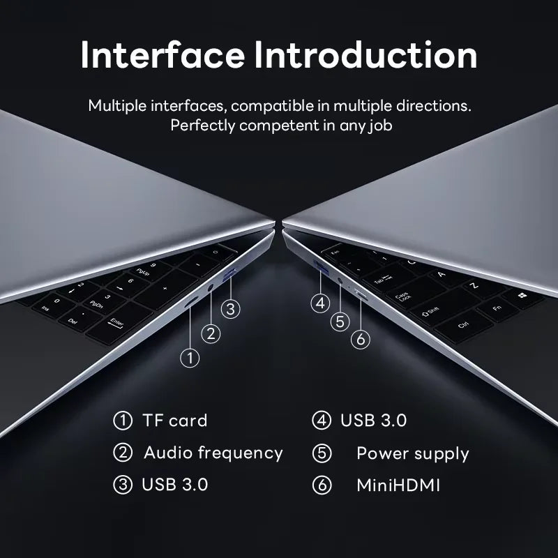 2026 Intel Core i9 10980HK Portable Laptop Computer 16GB DDR4 1TB 2TB SSD 14.1" Notebook Windows 11 4K Office Gaming PC