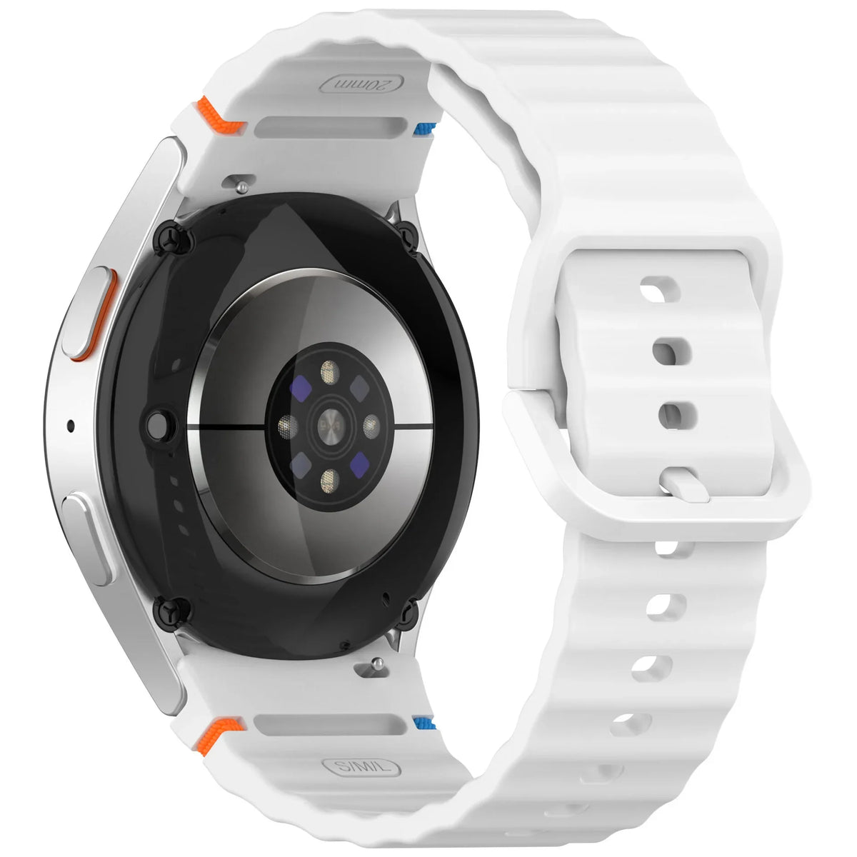 1:1 Official Silicone Strap For Samsung Galaxy Watch 7/FE/6/5/4 44mm40mm 5 Pro Bracelet Watch 6/4 Classic 47/43mm 46/42mm Correa