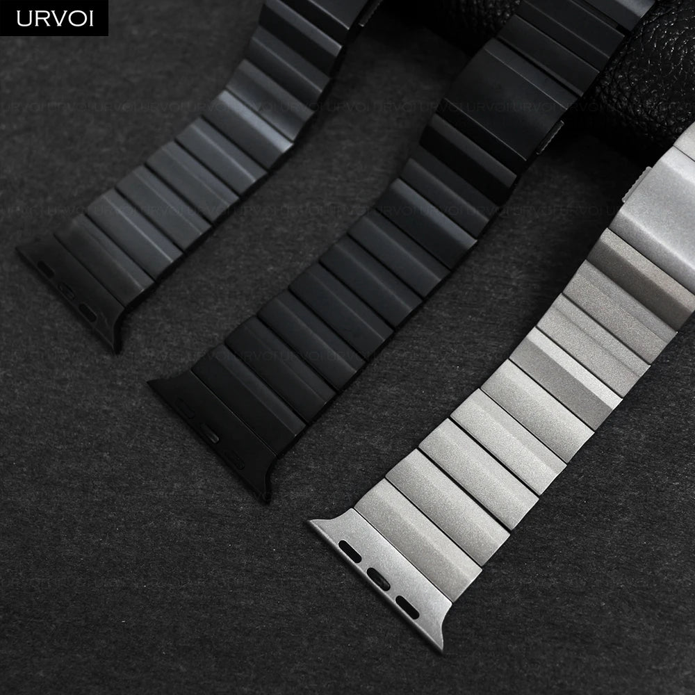 URVOI Titanium Band for Apple Watch Ultra 3 2 Series 11 10 9 8 7 6 SE strap for iWatch Magnet Closure wristband 46 49mm