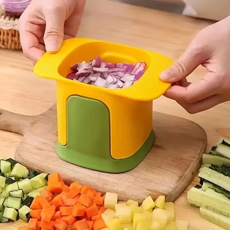 Multifunctional Cucumber Potato Slicer Household Hand Pressure Onion Dicer Kitchen Tools Vegetable Chopper French Fries Cutter