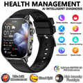 2026 New Model Uric Acid & Lipid Health Analysis Smart Watch Men ECG+PPG Bluetooth Call 2.01-inch Flashlight Smartwatch Women