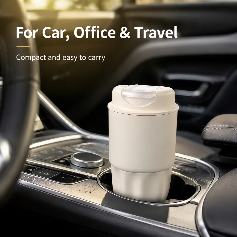260ML 450ML SUS316 Thermal Coffee Mug Leakproof Portable Travel Tumbler with Lid Stainless Steel Cup for Car Work Hot Cold Drink