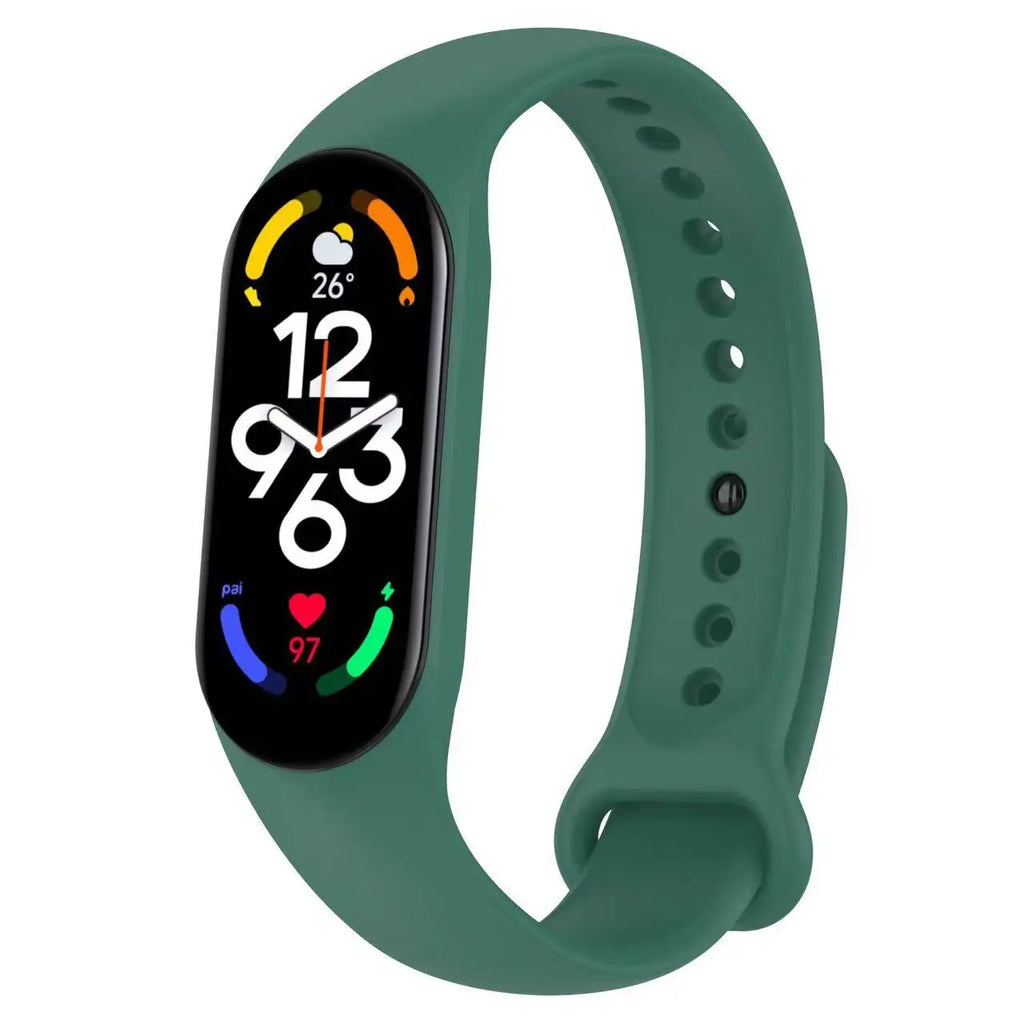 Sports Silicone Strap For Xiaomi Mi Band 7 6 5 4 3 Bracelet Wristband Miband 7 Belt strap For mi band 6 5 4 3 Correa Accessories