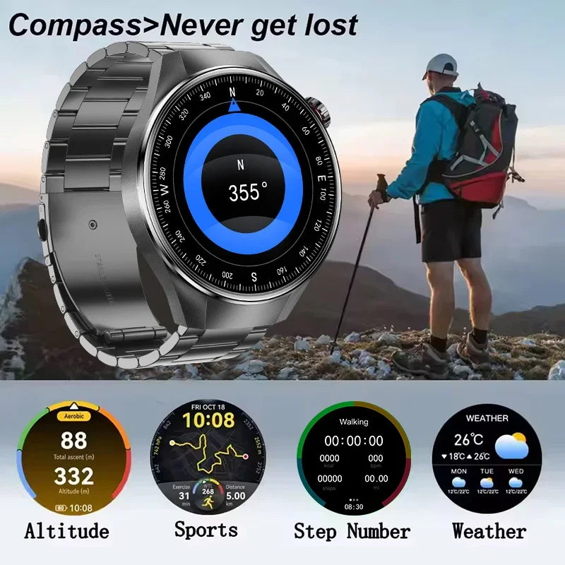 New Upgraded Original Watch G5 PLUS Smart Watch Men GPS Trajectory Compass Bluetooth Call IP68 Waterproof Outdoor Sport Watches