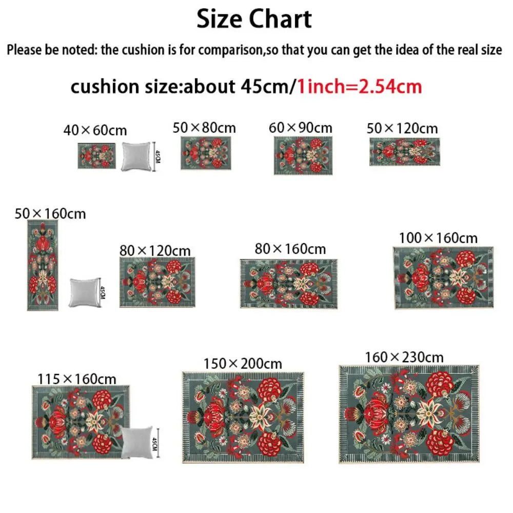 VIKAMA Tie-Dye Plush Carpet Living Room Decoration Soft Fluffy Home Mat Children's Room Baby Crawling Non-Slip Blanket