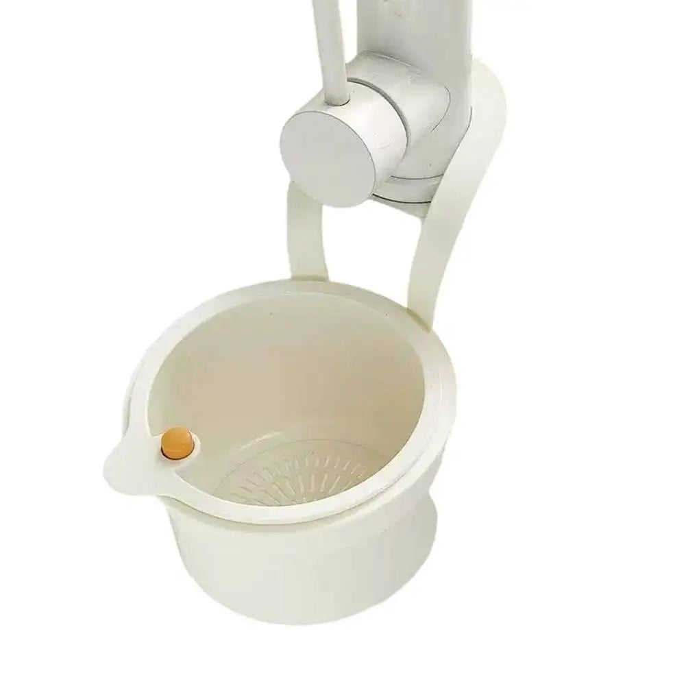 Creative Kitchen Sink Hanging Strainer Basket Detachable Openable Bottom Cover Kitchen Garbage Filter Quickly Drain Clean Rack