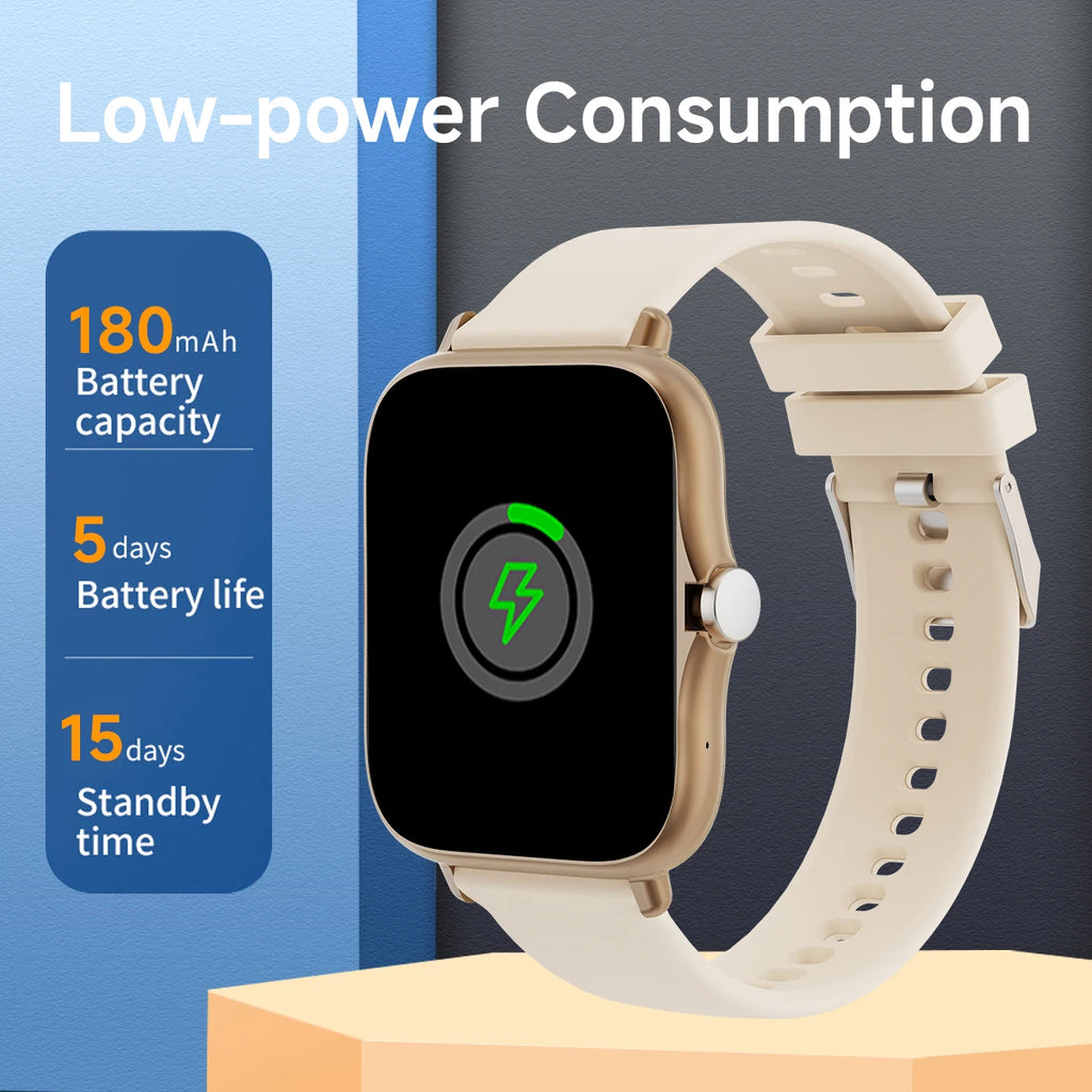 2025 New Smartwatch 1.83''HD Screen Heart Rate/Sleep Monitoring Wireless Bluetooth Call Music Control Smart Watch For Men Women