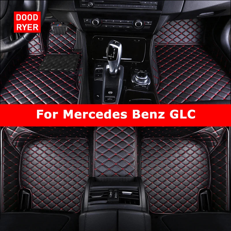 DOODRYER Custom Car Floor Mats For Mercedes Benz GLC X253 GLC-Coupe C253 2015-2023 Auto Carpets Foot Coche Accessorie