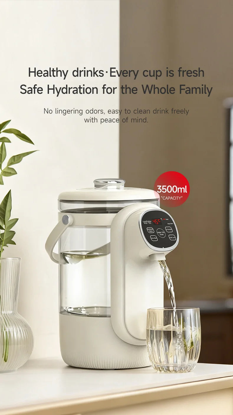 3.5L Electric Kettle Automatic Keep-Warm Electric Pot 12-level Temperature Adjustment Water Kettle Multifunction Water Dispenser