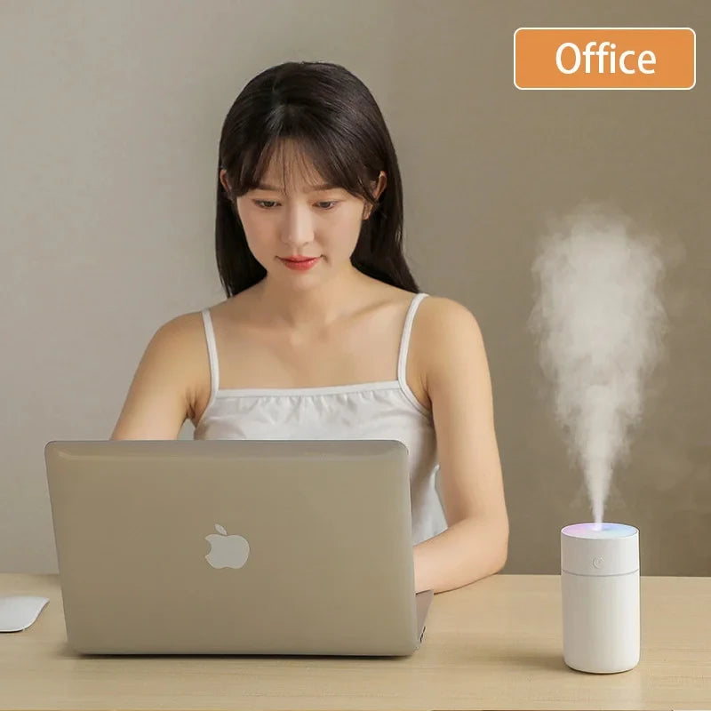 HOMEFISH Colorful Portable Mini Air Humidifier USB Rechargeable Wireless Home Car Aroma Diffuser Essential Oil Atomizer