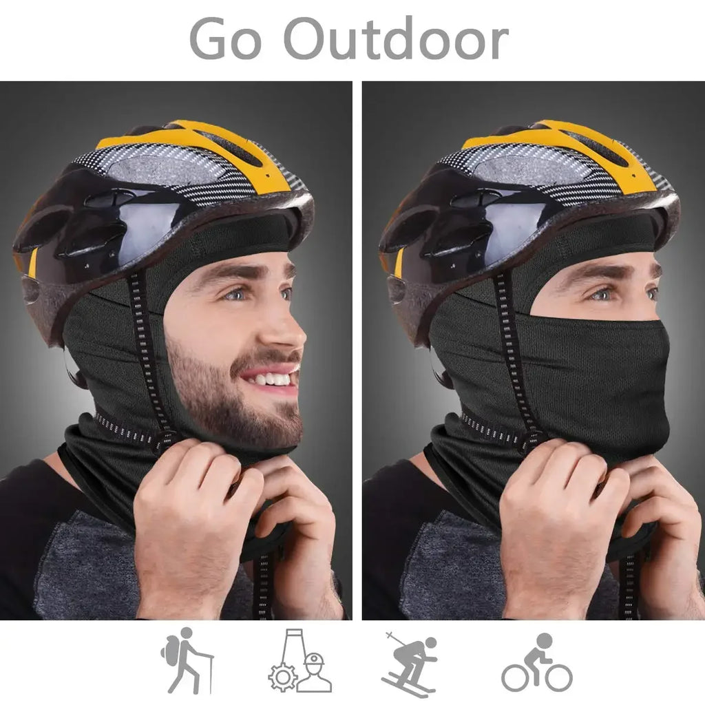 Breathable Balaclava Ski Mask Full Face Cover for Men Women Skiing Outdoor Sports Winter Warm Windproof Cold Weather Mask