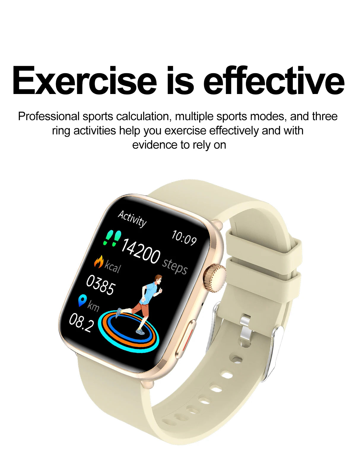 2026 Smart Watch 24/7 Women Health Full Touch Screen BT Call Waterproof Watch Sports Fitness Tracker Health Smartwatch Lady Gift