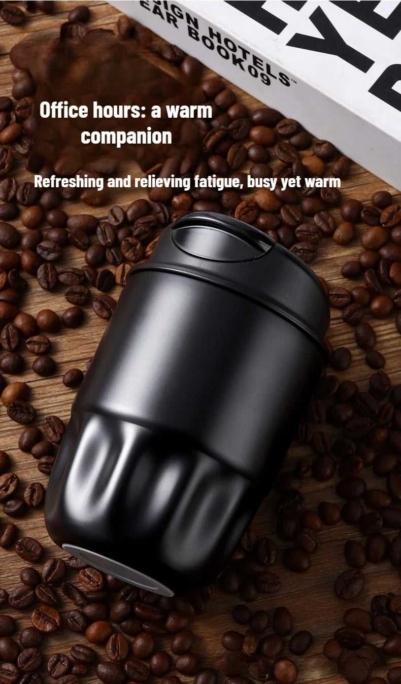 260ML 450ML SUS316 Thermal Coffee Mug Leakproof Portable Travel Tumbler with Lid Stainless Steel Cup for Car Work Hot Cold Drink