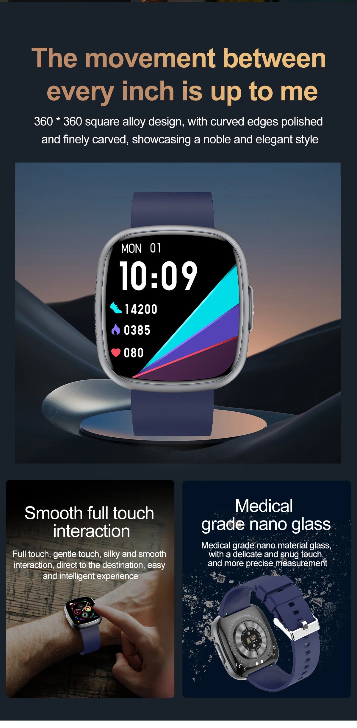 2025 New Accurate Measure Blood oxygen Lipids Uric Acid Smart Watch Men ECG Blood Pressure Health SmartWatches For Android ios