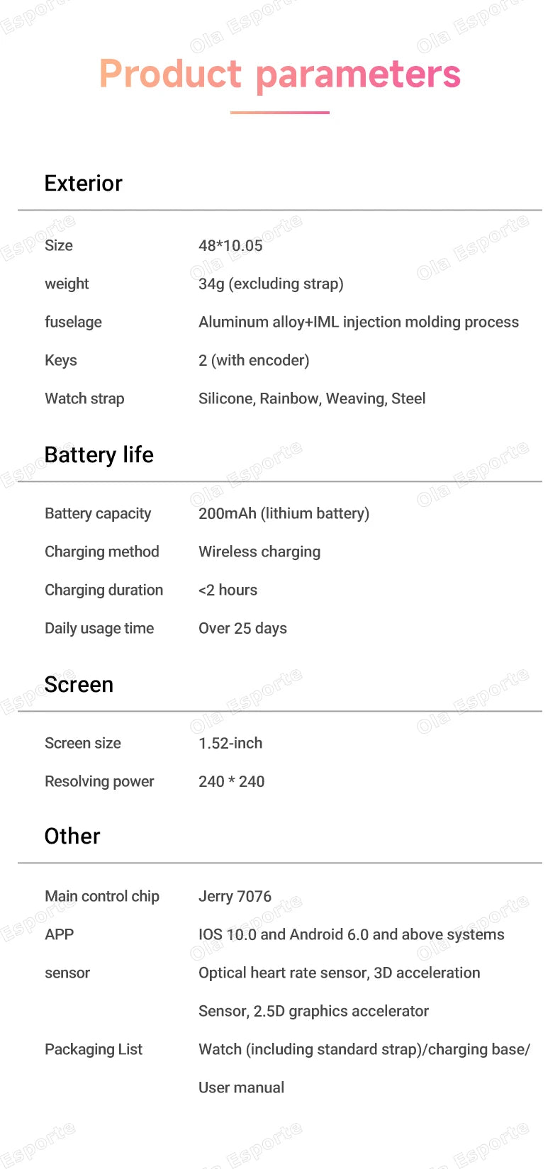 7 in 1 Strap Smart Watch Sports Watch Men Women AMOLED Screen GPS Bluetooth Calls Waterproof SmartWatch for Android IOS 2025 New