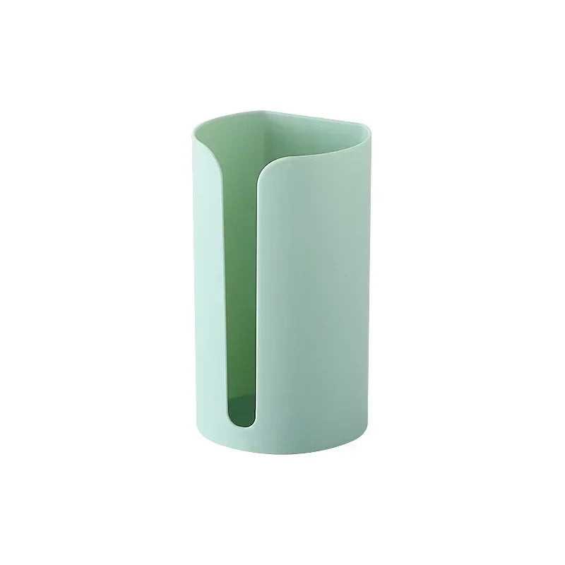 1Pcs Holder Punch-free Self-adhesive Wall-mounted Household Bathroom Kitchen Garbage Bags Storage Rack Plastic Bag Organizer Box