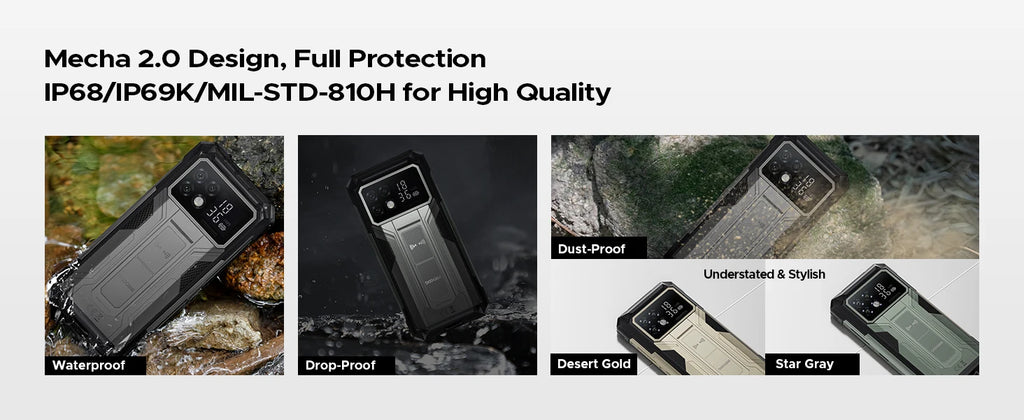 DOOGEE S200 Max 5G Rugged Phone 1.32" Rear Display Dual light Flashlight 16GB 512GB 22000mAh  6.72'' 120Hz Screen Smartphone NFC