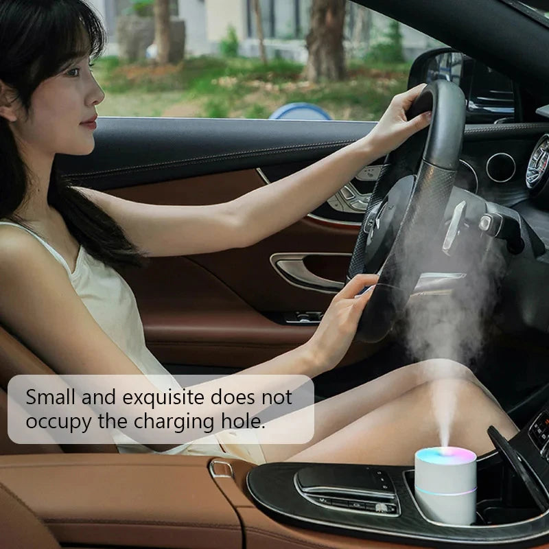 HOMEFISH Colorful Portable Mini Air Humidifier USB Rechargeable Wireless Home Car Aroma Diffuser Essential Oil Atomizer