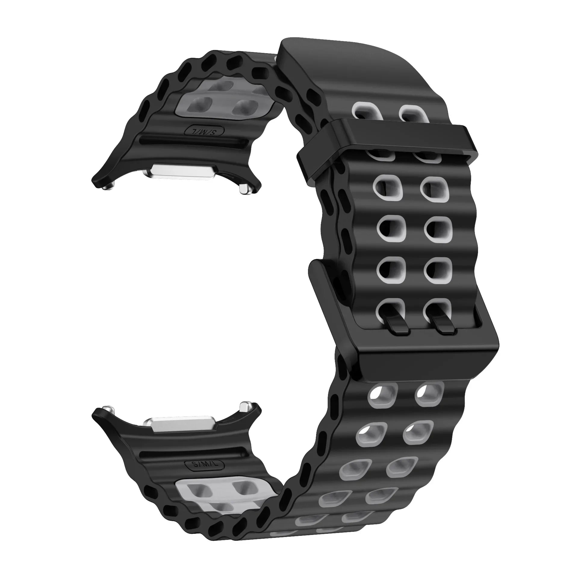 Ocean Silicone Strap for Samsung Galaxy Watch Ultra 47mm Sports Breathable Bracelet Wristband For Galaxy Watch Ultra 47mm Correa