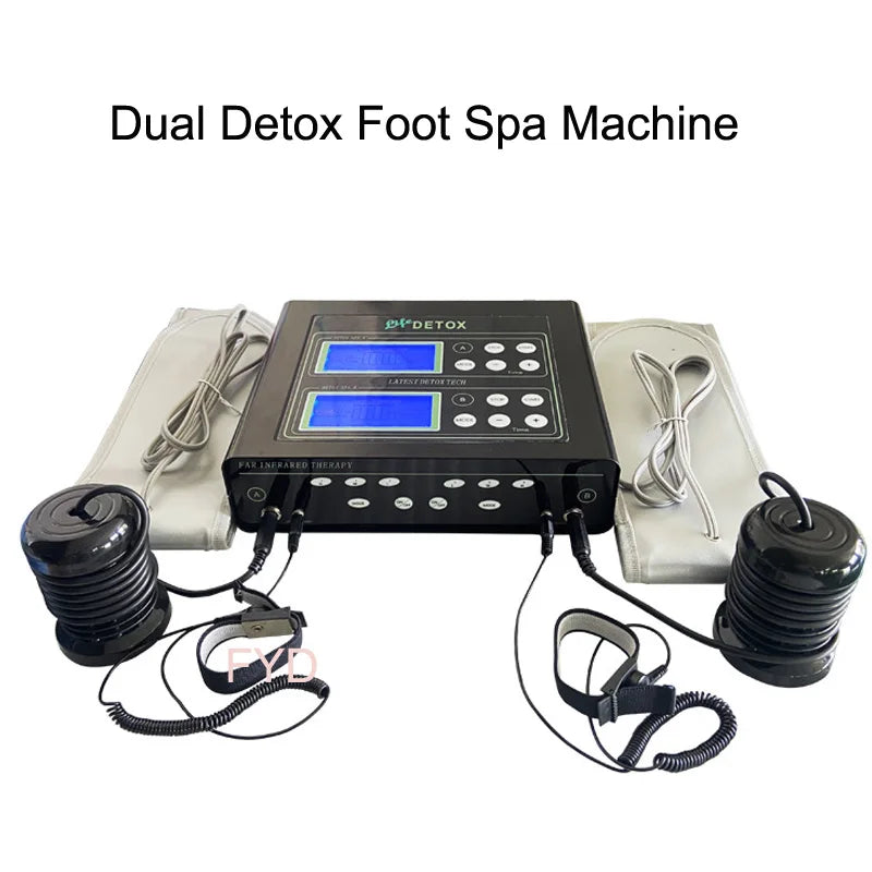 Ionic Cleanse Foot Detox Machine Deep Cleanse Spa Detox Machine Relieves Fatigue Promote Blood Circulation Dual System For Two