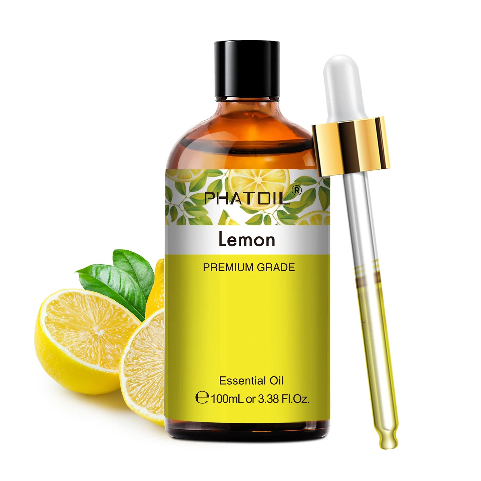 PHATOIL 100ml Pure Essential Oil Rose Lemon Vanilla Lavender Eucalyptus Aromatherapy Essential Oils For Diffuser Candle Making