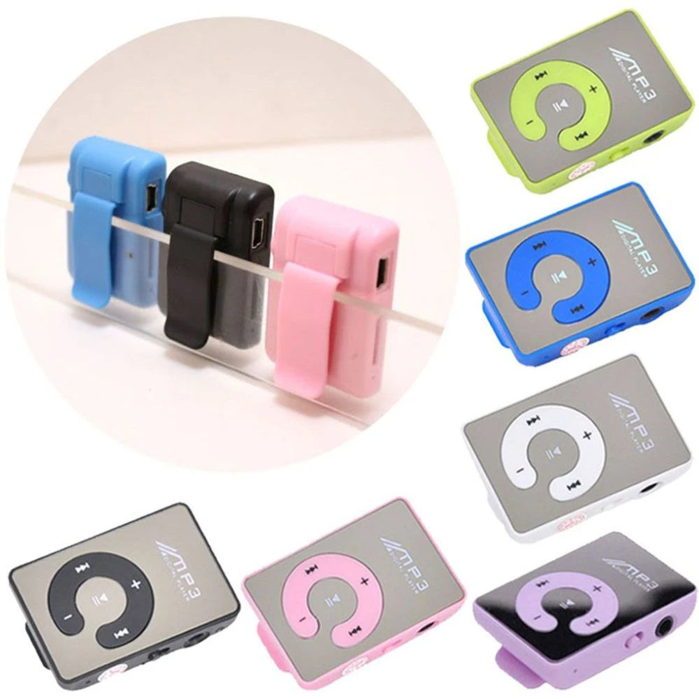 Portable MP3 Player Bluetooth 5.0 Music Stereo Speaker Mini MP4 Video Playback FM Radio Recording For Walkman Support SD TF Card