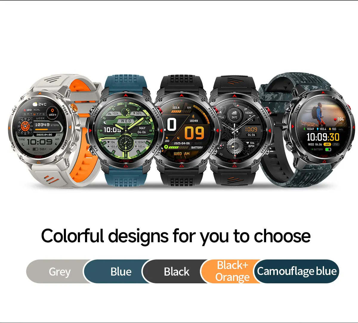 T-Rex 3 Pro Military Grade AGPS Smart Watch 10ATM Waterproof Dual-band GNSS Compass Altimeter AMOLED Swim Sports Smart Watch Men