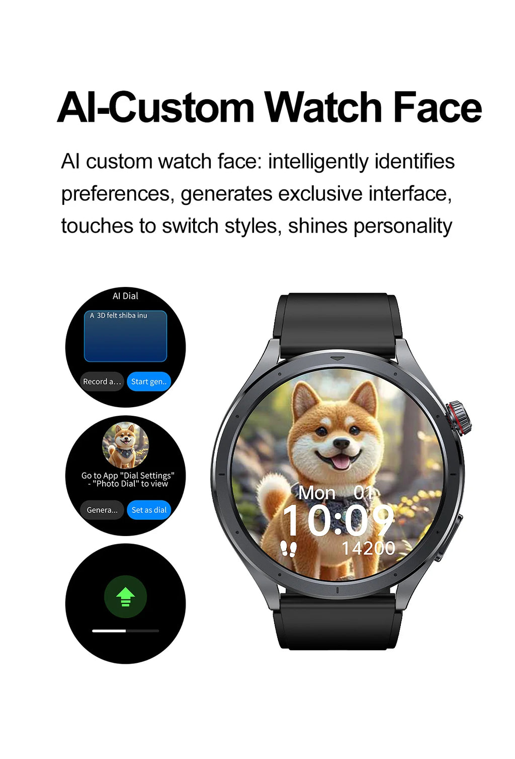 2026 New Body Fat Analysis Health Smart Watch ECG+PPG Uric Acid Blood Pressure Blood Oxygen Clock Call Smart Watch For Men Women