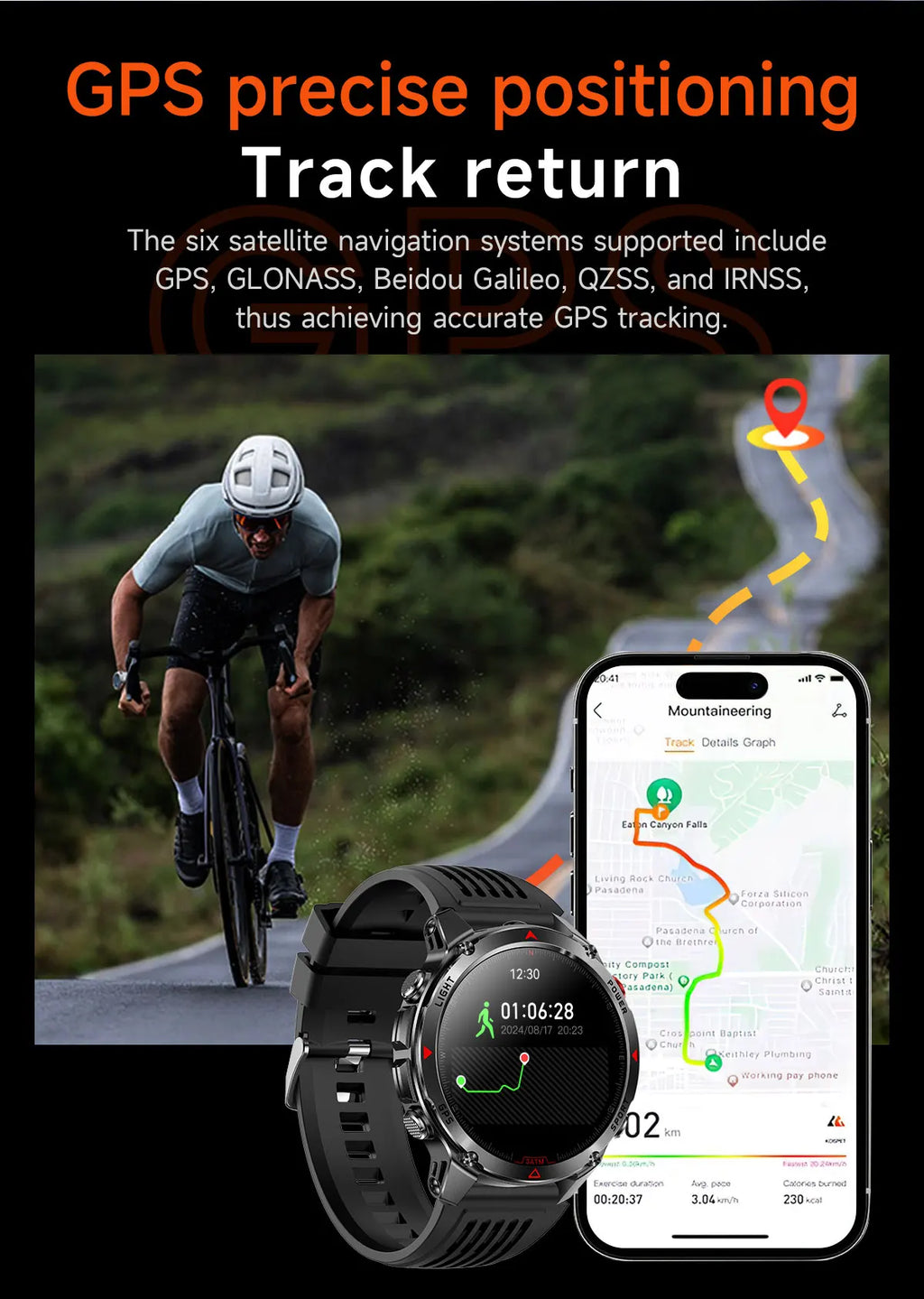 T-Rex 3 Pro Military Grade AGPS Smart Watch 10ATM Waterproof Dual-band GNSS Compass Altimeter AMOLED Swim Sports Smart Watch Men