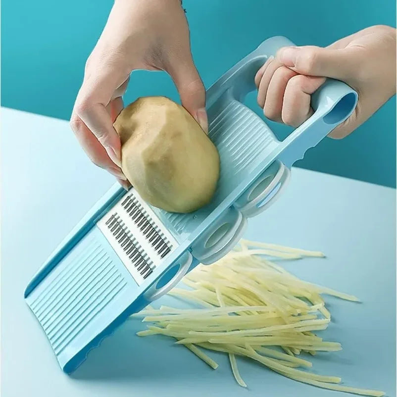 Multifunctional Vegetable Slicer 4 in 1 Adjustable Food Shredder Peeler Potato Carrot Cutter for Shredding Kitchen Gadgets