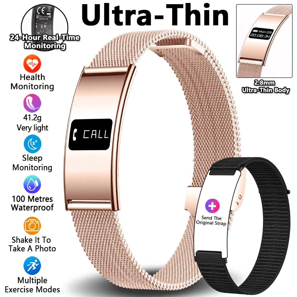 Men Women Smart Bracelet Heart Rate Sleep Monitor Health Smart Band Waterproof Sports Fitness Tracker Smartwatch For Android iOS